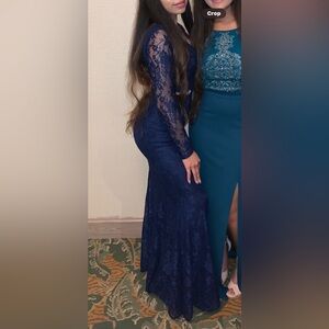 Fashion Nova Formal lace mermaid  style  dress